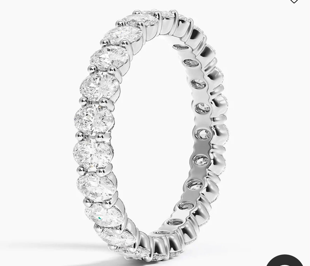 Mey TIKTIOK LIVESTREAM 2-2 link Platinum eagle claw eternity band 3mm band width size 6 (Copy)