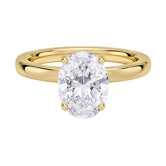 Sydney Perfect Fit 2ct E VVS2 Oval Lab Diamond Engagement Ring Oval Cut (OV 3123)