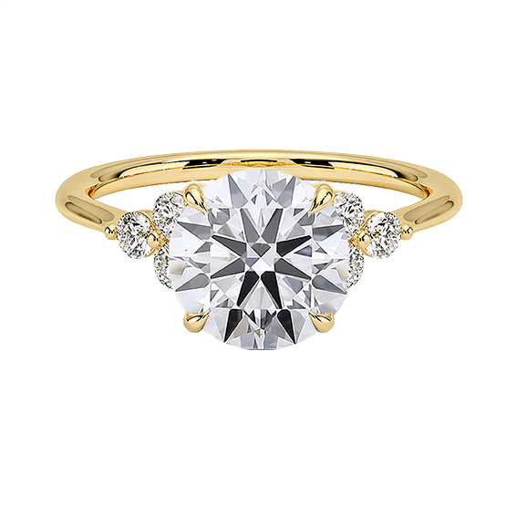 Melody 1.5ct D VVS2 Round Brilliant Cut Lab Diamond Engagement Ring (RD 3131)