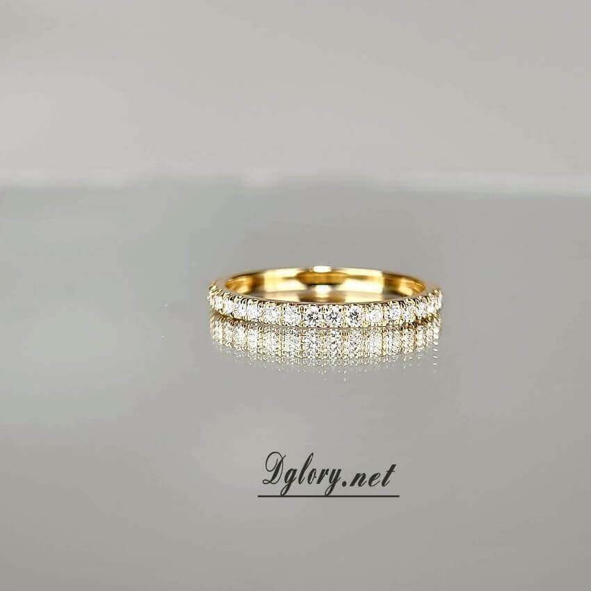 14k 2mm Lab Diamond Band Approx 0.32TCW Color EF Clarity VS band width 2mm Wedding Band, Lab Grown Created Diamond, Band For Her, Ring Band (001 b)