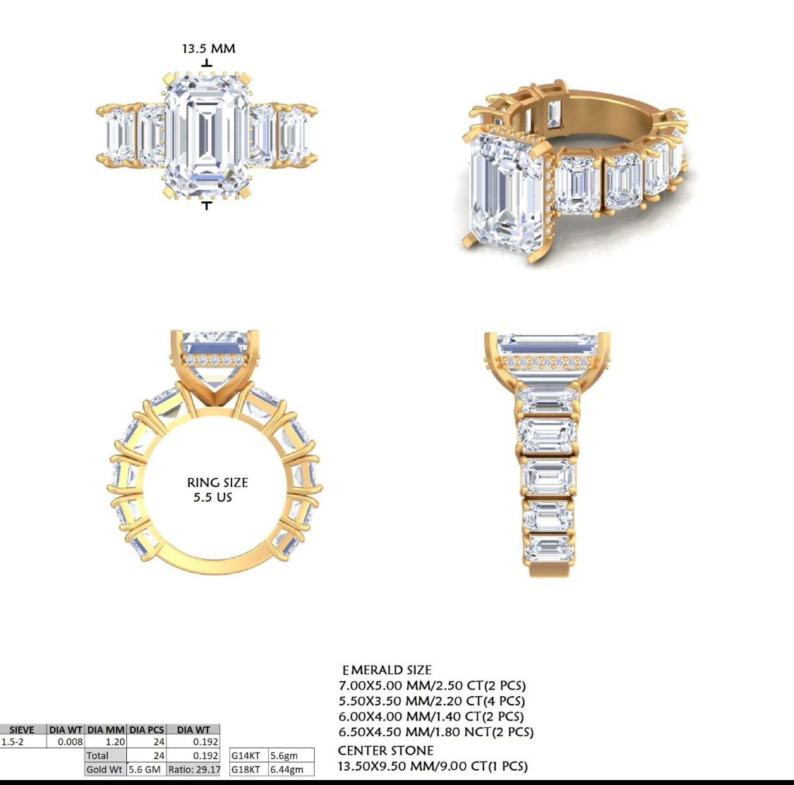MI 0310 deposit link 3-3 TIKTOK LIVESTREAM lab grown diamond ring as picture (Copy)