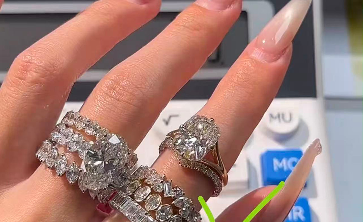 JEN TIKTOK LIVESTREAM 2-2 LINK , 14K Yellow Gold 5 CT,E VS1, elongated cushion Cut Lab Diamond Engagement Ring,IGI Certified, split shank size 7