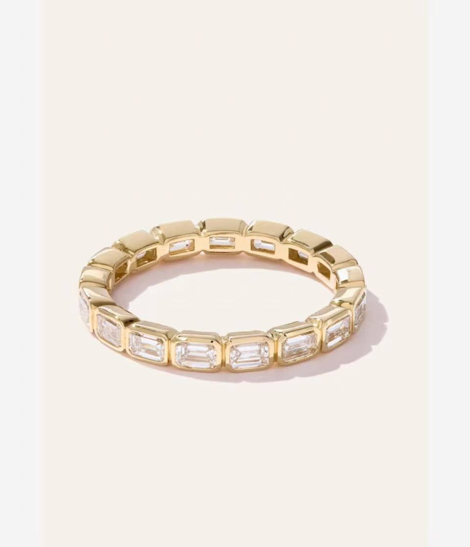 SHE balance TIKTIOK LIVESTREAM solid 14K yellow gold 2 band ring size 8.5 +6 (Copy)