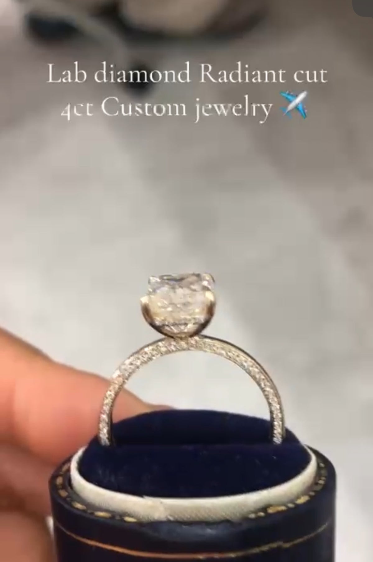 TO TIKTIOK LIVESTREAM 2-1 link 2 ring solid 14K yellow gold 4ct radaint E VVS2 2-row paved band + you and me ring 4ctw E VS1 with IGI Certificate size 9