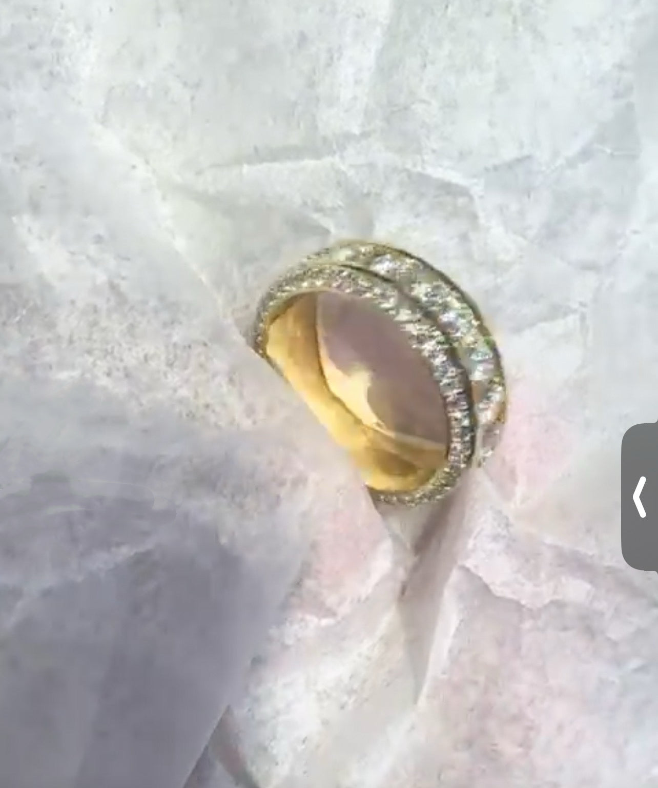 TIKTOK LIVESTREAM 18K gold men ring band as picture lab grown diamond band ring 9g gold weight