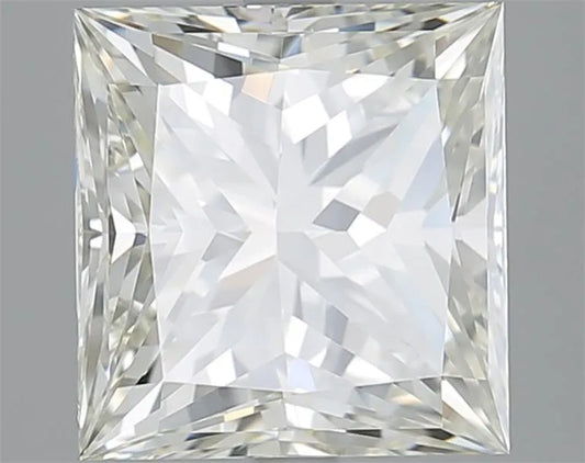 5.02ct Princess Natural Diamond (Colour J, Clarity VVS1, Cut EX, IGI Certified)