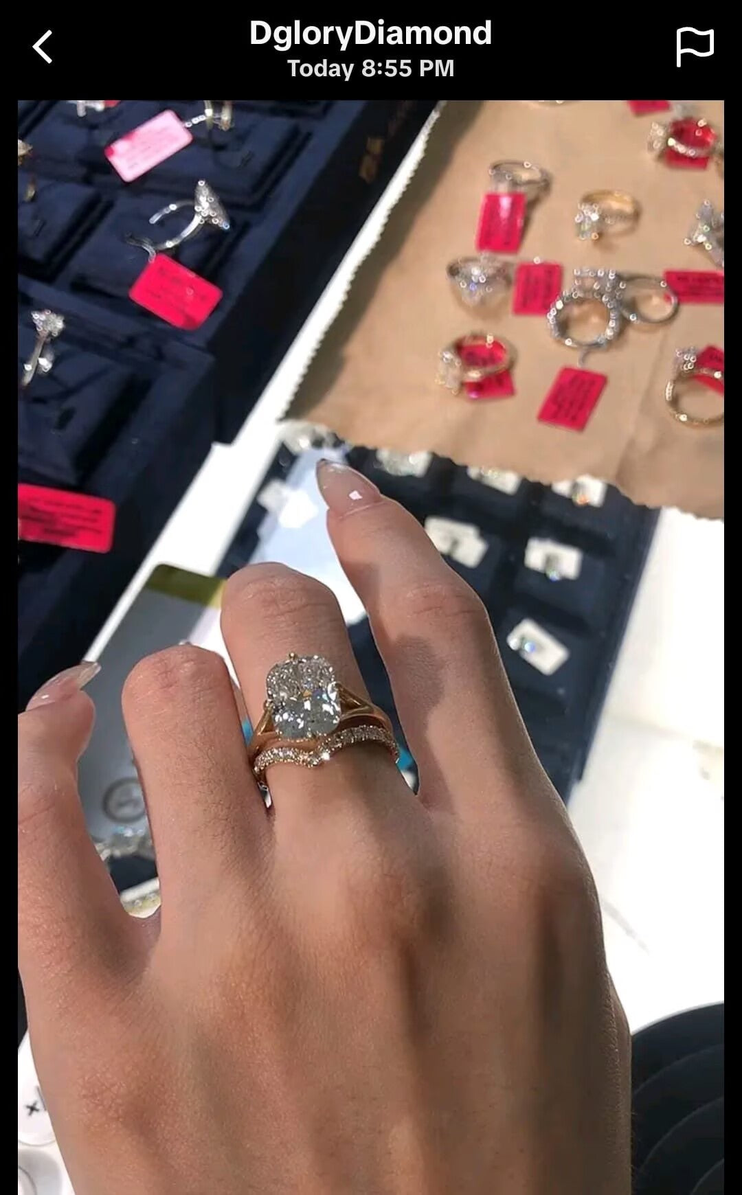 CA TIKTOK LIVESTREAM, solid 14K yellow Gold 3 CT,E VS1, oval Cut E VS1 Lab Diamond Engagement Ring, IGI Certified,corner seting split shank with a V shape matching band size 6.5