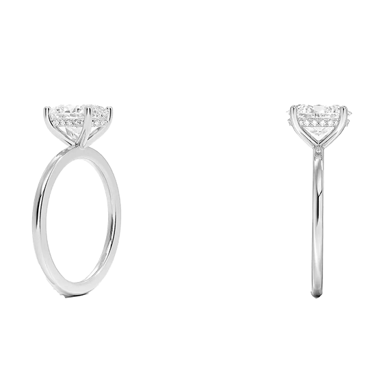 Sydney Perfect Fit 1.5ct D VVS2 Oval Diamond Engagement Ring Oval Cut Lab Diamond (OV 3122)