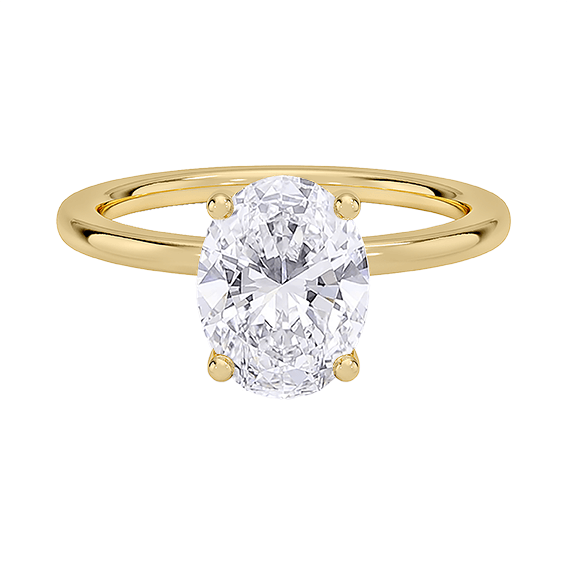 Sydney Perfect Fit 1.5ct D VVS2 Oval Diamond Engagement Ring Oval Cut Lab Diamond (OV 3122)