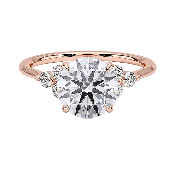 Melody 1.5ct D VVS2 Round Brilliant Cut Lab Diamond Engagement Ring (RD 3131)