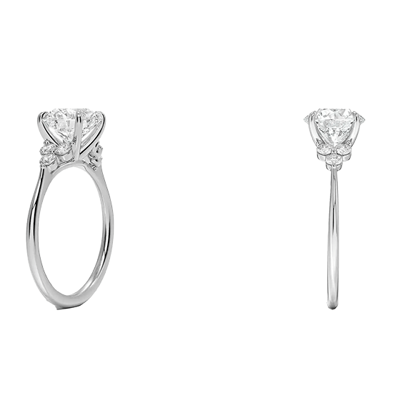 Melody 1.5ct D VVS2 Round Brilliant Cut Lab Diamond Engagement Ring (RD 3131)