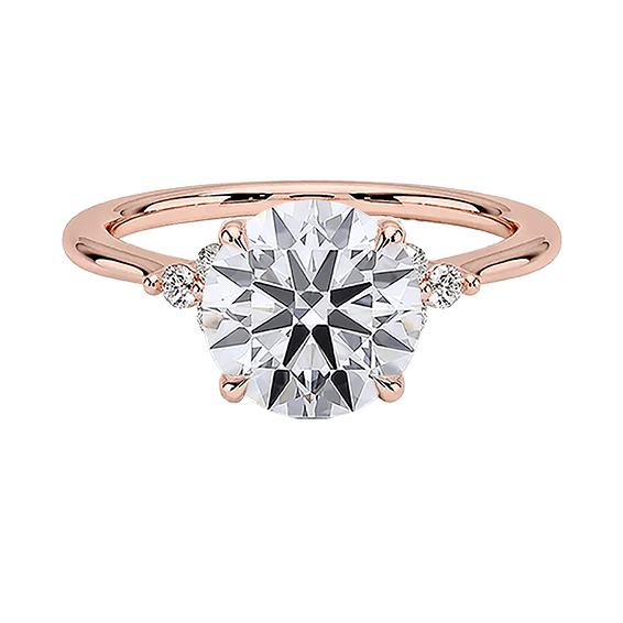Melody 1ct D VVS1 Lab Diamond Engagement Ring (RD 3130)