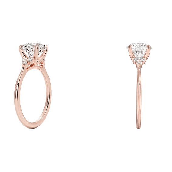 Melody 1ct D VVS1 Lab Diamond Engagement Ring (RD 3130)
