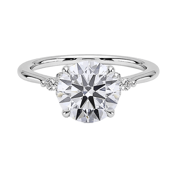 Melody 1ct D VVS1 Lab Diamond Engagement Ring (RD 3130)