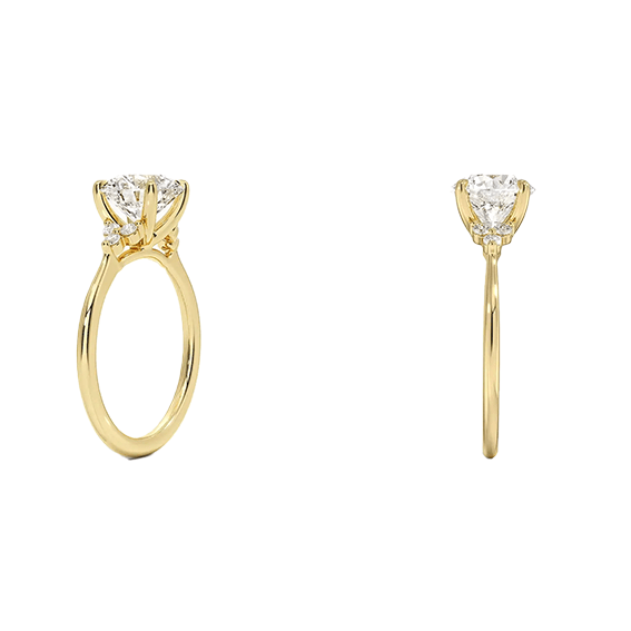 Melody 1ct D VVS1 Lab Diamond Engagement Ring (RD 3130)