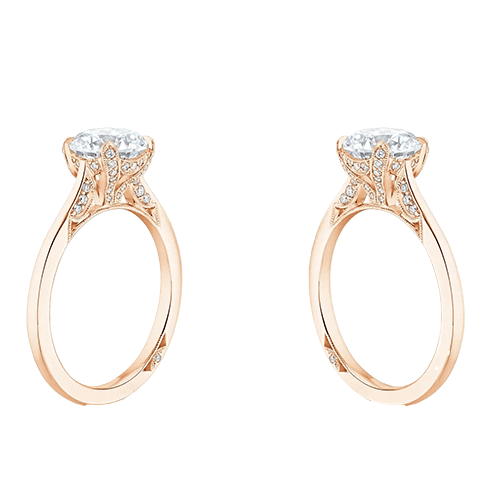 Simply Tacoli 14K 2ct D VVS2 Brilliant Round Lab Diamond Engagement Ring (RD 1152)