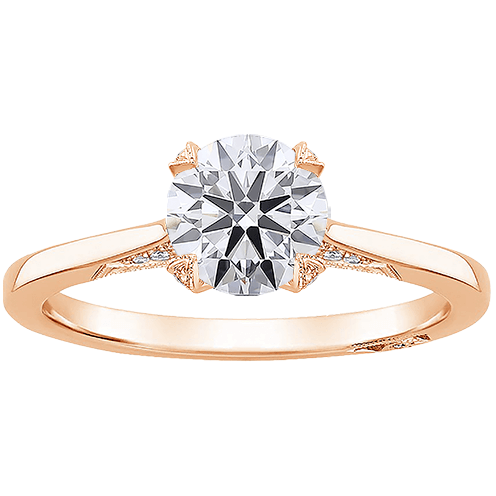 Simply Tacoli 14K 2ct D VVS2 Brilliant Round Lab Diamond Engagement Ring (RD 1152)