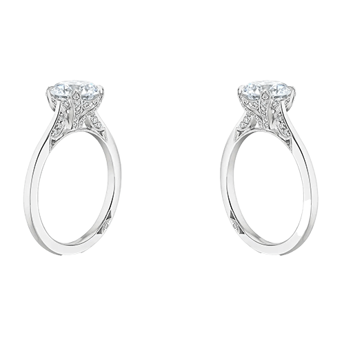 Simply Tacoli 14K 2ct D VVS2 Brilliant Round Lab Diamond Engagement Ring (RD 1152)
