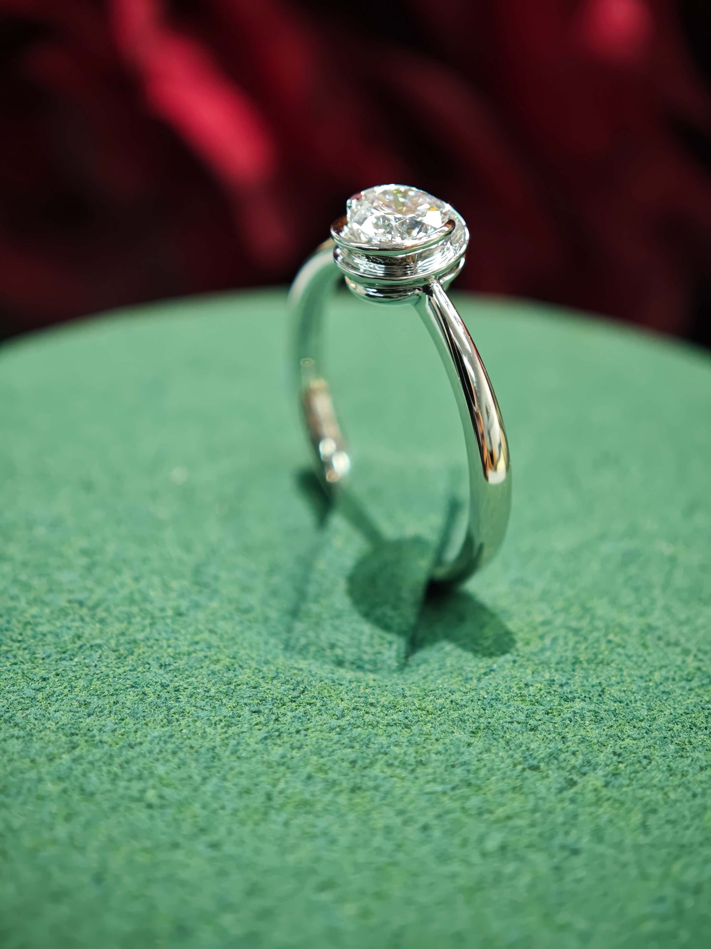 Ethereal Twist 0.50ct Lab Diamond Ring in 14K White Gold ( ROX 839 )