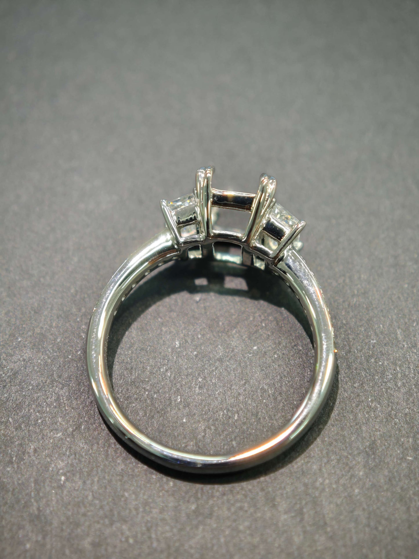 Lab Diamond Engagement Ring, 14K Gold, 2CT, F VS1, Emerald Cut,IGI Certified,Engagement Rings(EMX 4190)