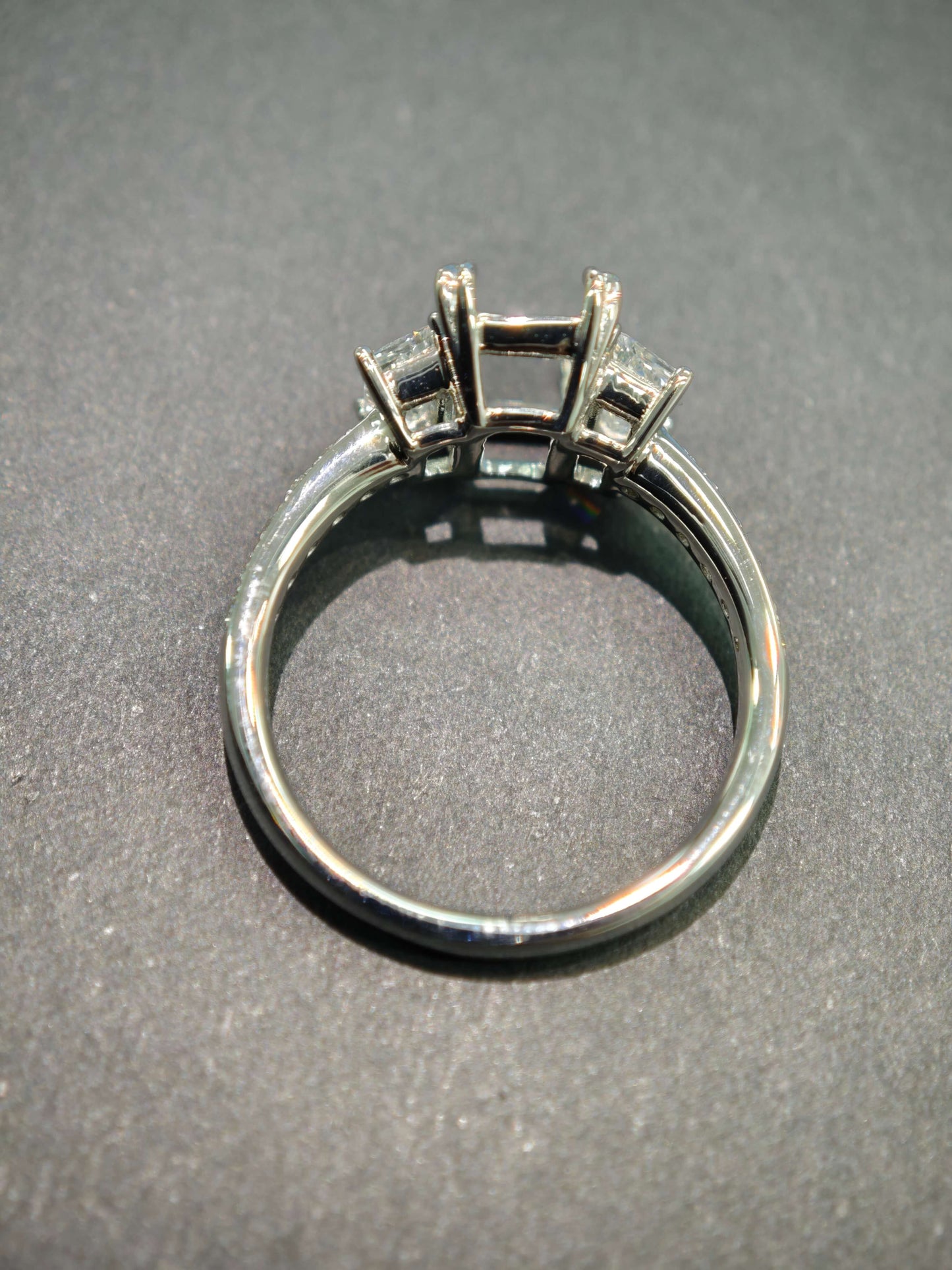 Lab Diamond Engagement Ring, 14K Gold, 2CT, F VS1, Emerald Cut,IGI Certified,Engagement Rings(EMX 4190)
