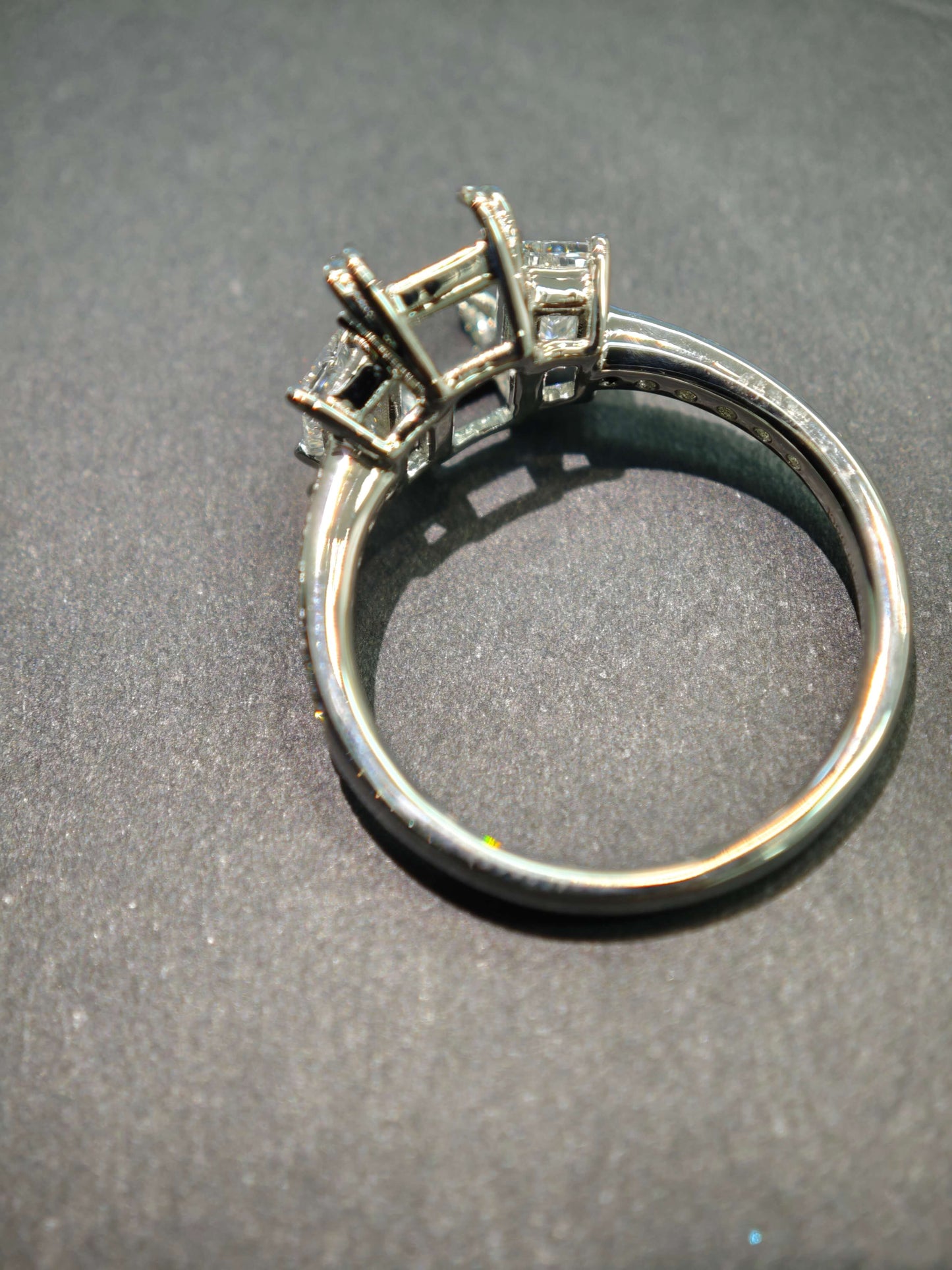 Lab Diamond Engagement Ring, 14K Gold, 2CT, F VS1, Emerald Cut,IGI Certified,Engagement Rings(EMX 4190)