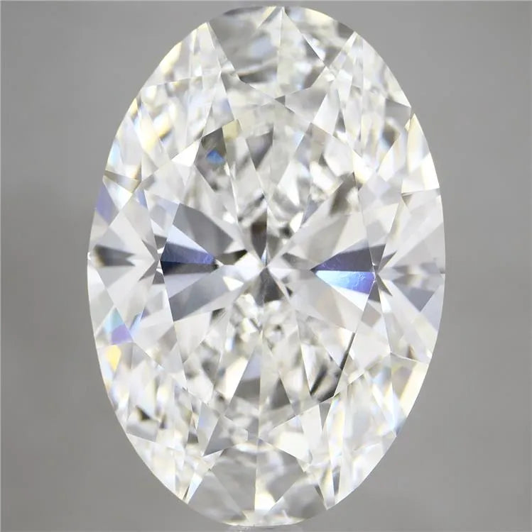 10.00ct Oval Lab Grown Diamond (Colour E, Clarity VVS2, IGI Certified)