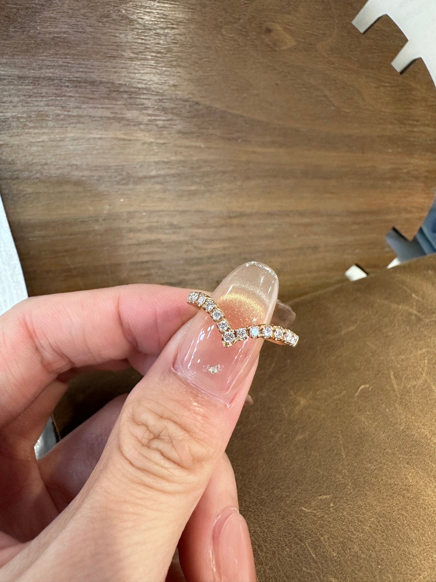 Te 50% Deposit Link for ring set two ring  TIKTOK LIVESTREAM 18K Gold  Lab Marquise Diamond Ring 3ct 0.285tcw  E VS IGI certificate