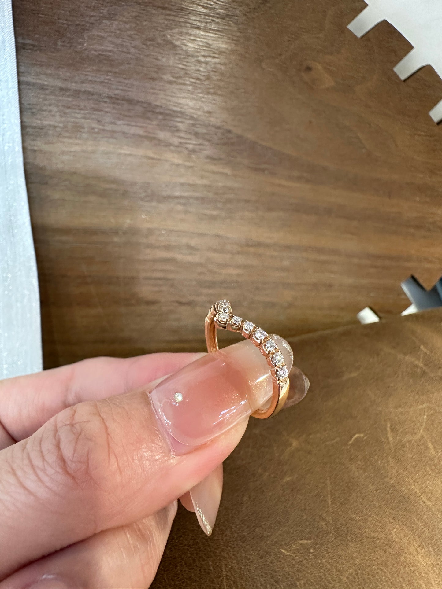 Te 50% Deposit Link for ring set two ring  TIKTOK LIVESTREAM 18K Gold  Lab Marquise Diamond Ring 3ct 0.285tcw  E VS IGI certificate