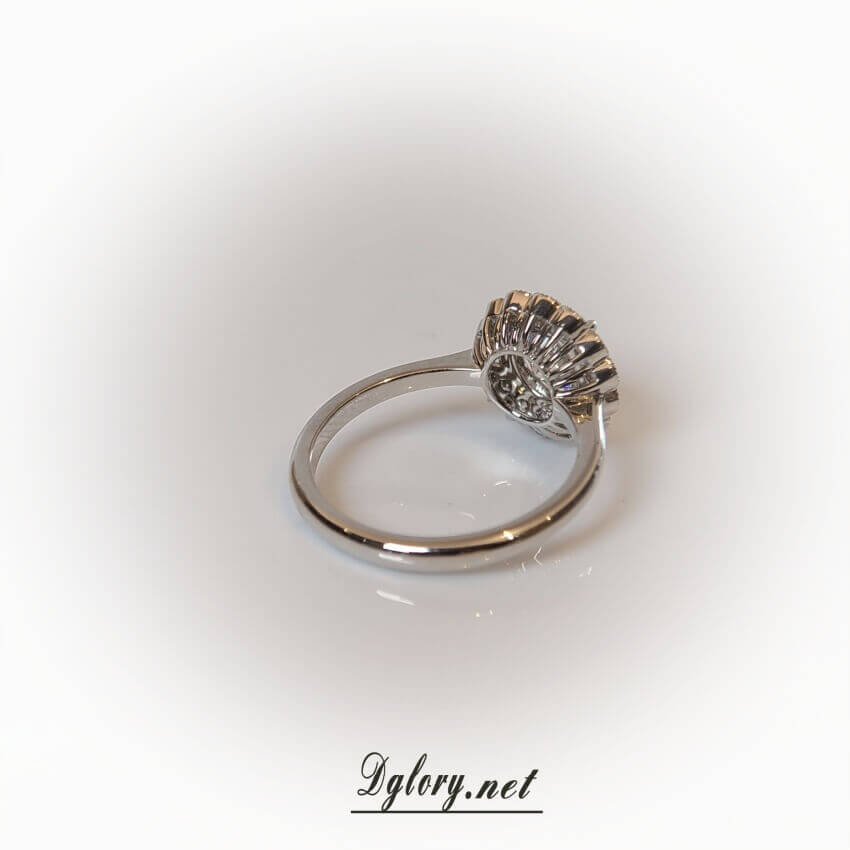 1CT, D VS1, Lab Round Cut, 14K , D VVS1 Halo Lab Diamond 0.43TCW Engagement Ring, IGI Certified, Lab Created Engagement Ring, Gift for Her