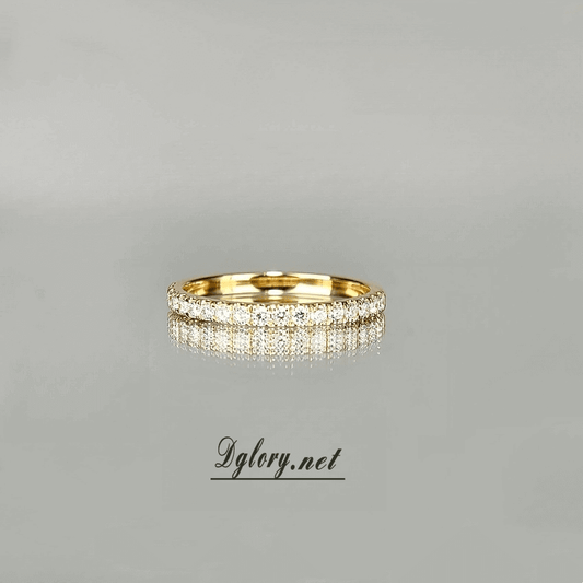 14k 2mm Lab Diamond Band Approx 0.32TCW Color EF Clarity VS band width 2mm Wedding Band, Lab Grown Created Diamond, Band For Her, Ring Band (001 b)