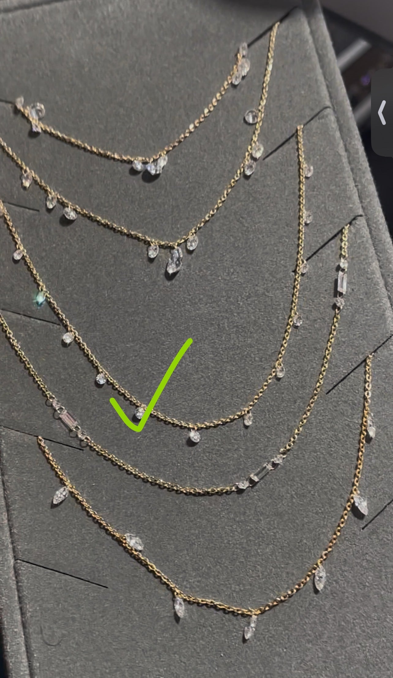 Mo TIKTOK LIVESTREAM 18K Yellow Gold  D VVS Chain Necklace the 3rd in picture lab grown diamonds