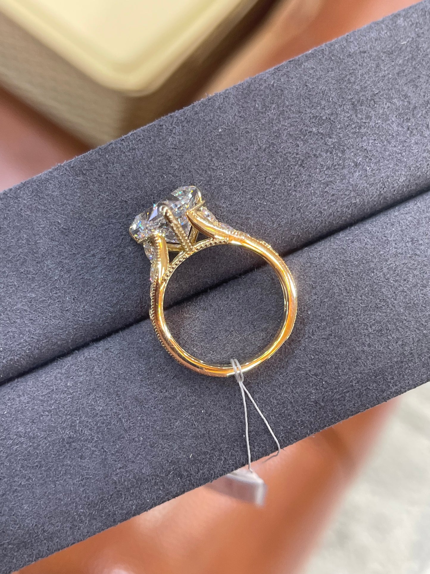 Lis link 2-1 TIKTOK LIVESTREAM 14k light yellow gold 5ct heart shape design same as picture E VSClarity size 6.75