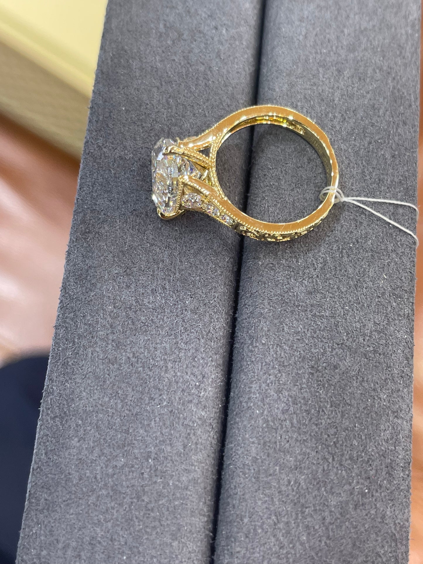 Lis link 2-1 TIKTOK LIVESTREAM 14k light yellow gold 5ct heart shape design same as picture E VSClarity size 6.75