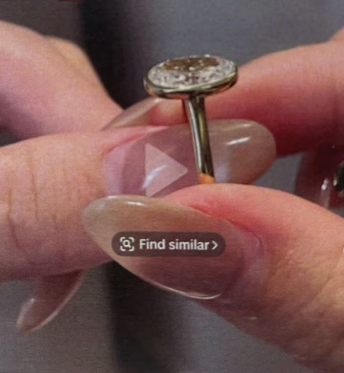 Je link TIKTOK LIVESTREAM 18K 2ct radiant cut E VS1 Yellow Gold bezel setting Lab oval Diamond Ring 7  size 7.25