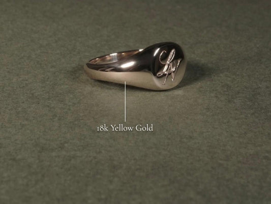 Kam TIKTIOKLIVESTREAM 2 products deposit for 10K signet ring engrave HG  size 5.5 and cross necklace #2