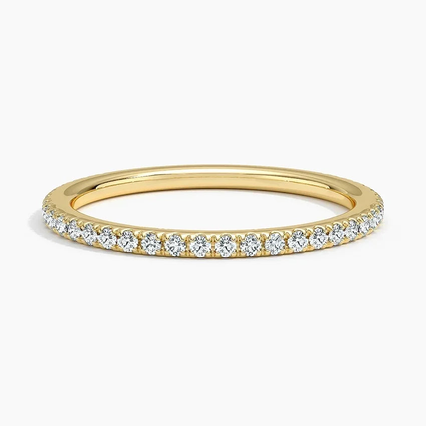 Kayl TIKTOK LIVESTREAM  solid 18K yellow gold with main ring two pieces of triangles ring and plain band paved with small diamonds ring sets size 6