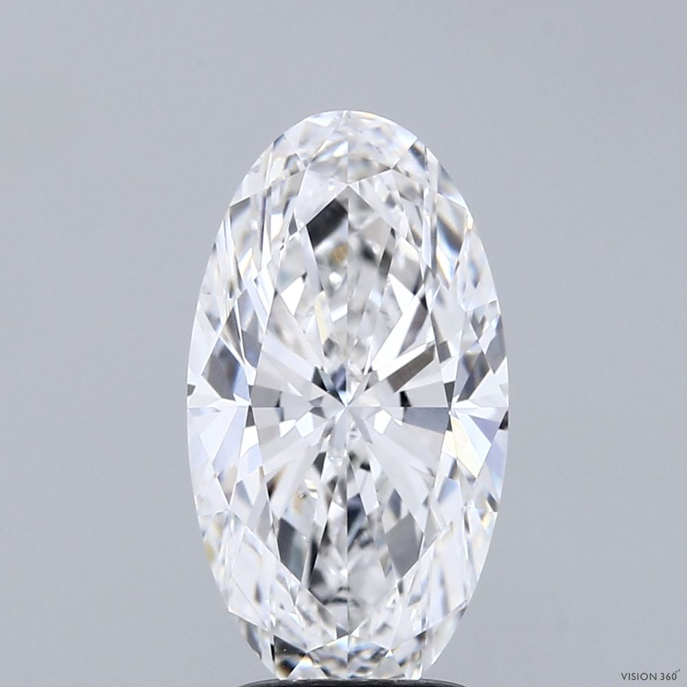 SIN TIKTOK LIVESTREAM 14K yellow gold 3CARATS Moval D color VVS2 with IGI certificate size 9