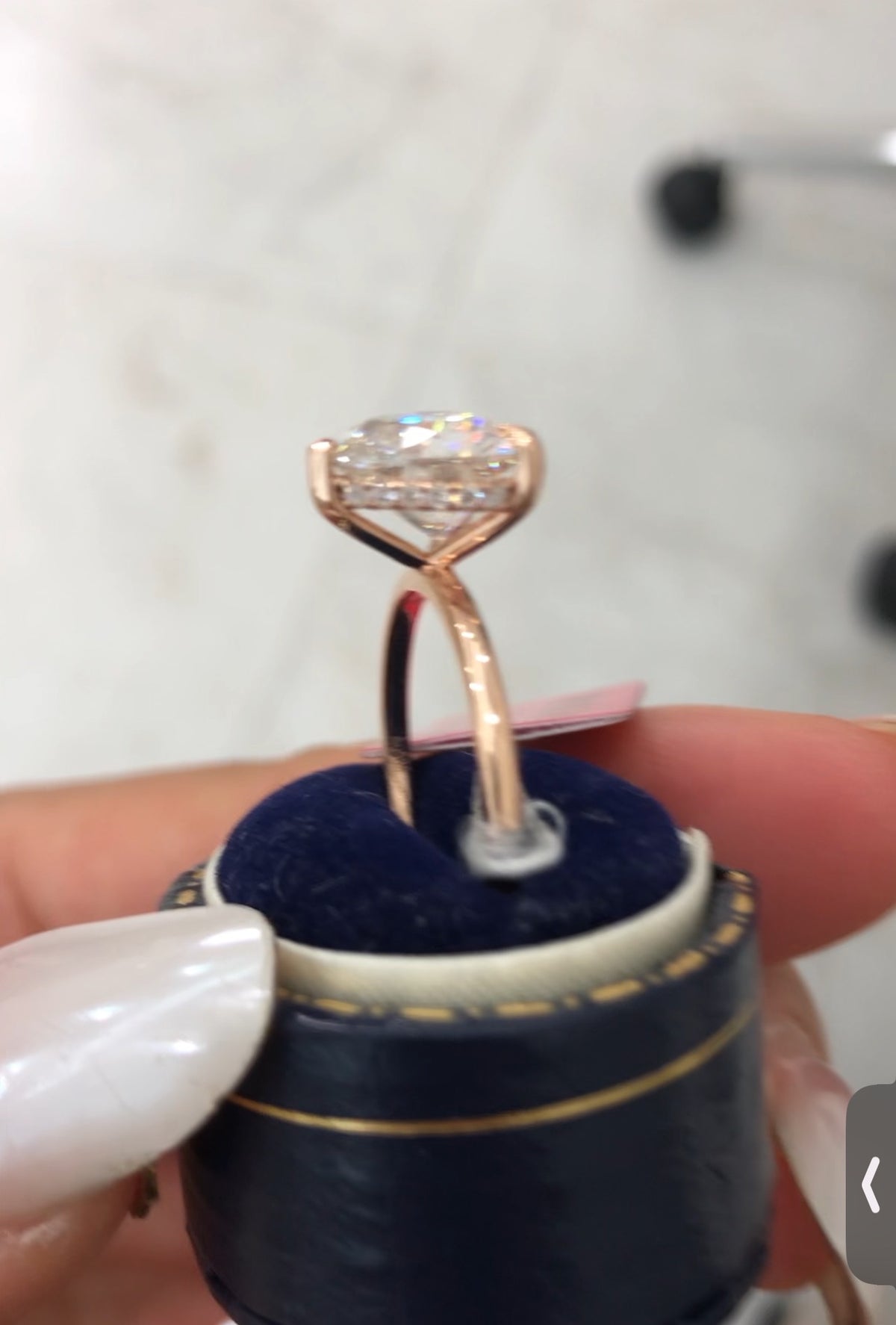 THE TIKTOK LIVESTREAM Solid 14K Yellow Gold 3ct Heart Shape cutting Lab Diamond Engagement Ring, with hidden halo E Color VS1 Clarity wtih half paved band size 5.5
