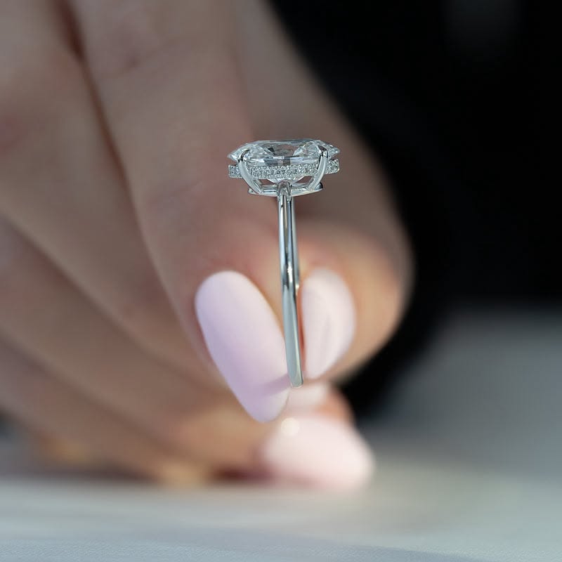SUM TIKTOK LIVESTREAM 2-1 DEPOSIT link 14K yellow gold 6CARATS Moval E color VS1 with IGI certificate size 5.5