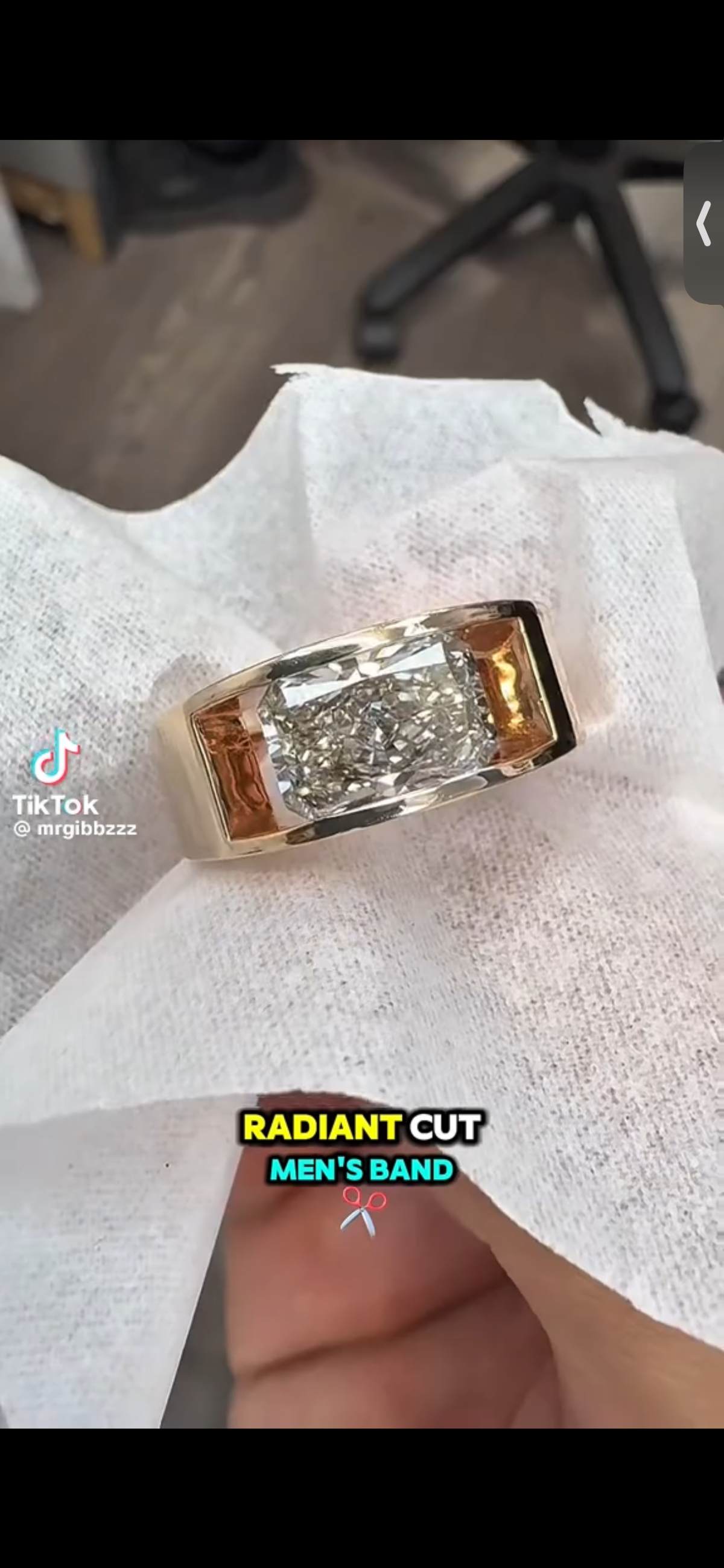 RIGI link Tiktok livestream 3-2 link 3 rings 14K gold 3ct step dutch Marquise E-G VS1 warm color lab grown diamonds with IGI Certifiate + thick matching band round and marquise rotated+ men ring mount  size 9（women）+8(men) (Copy)