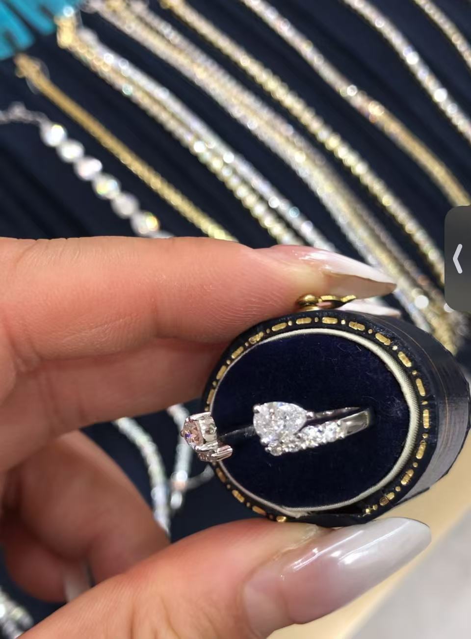 CAS TIKTIOK LIVESTREAM solid 14K white gold  band size 7
