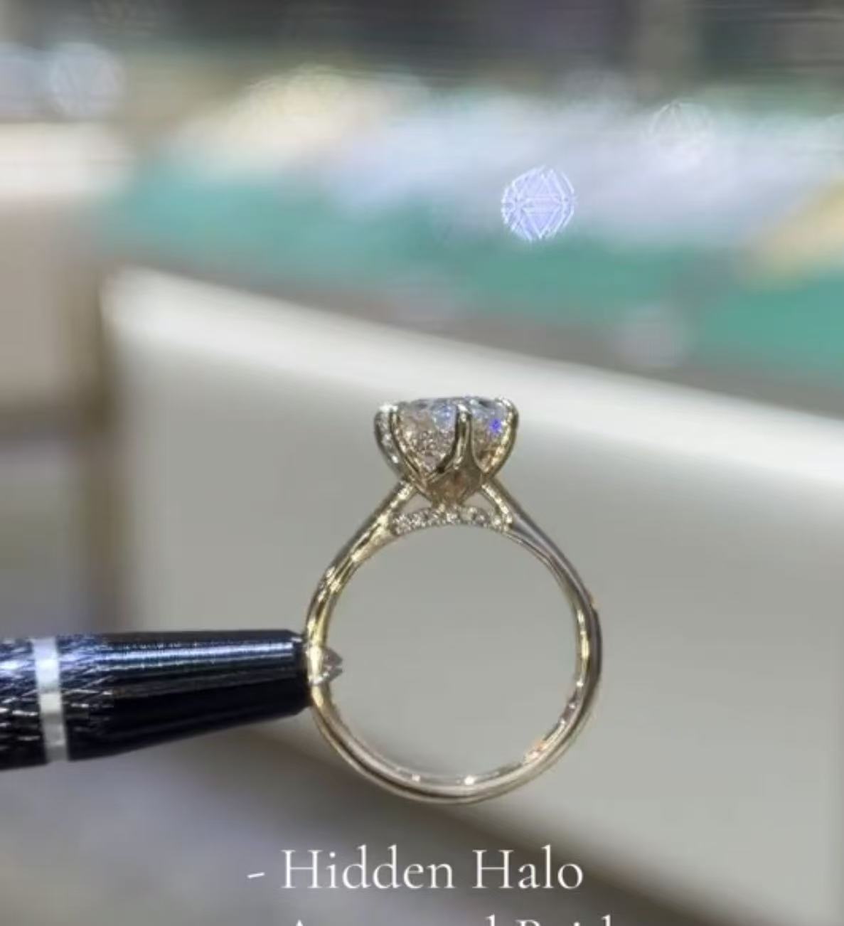 ST 2-2 link 14K yellow gold 3.5ct dutch marquise cut E VS1 lab diamond with IGI Certificate band witdh at least 2mm ring size 7.5 (Copy)