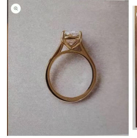 WEN TIKTOK LIVESTREAM 3-3 LINK , 14K Yellow Gold 2 CT,E VS1, elongated cushion Cut Lab DiamondRing,IGI Certified+ solid 3ct round brilliant cut E VS1 4-Prong hidden halo engraving band size 6+V band