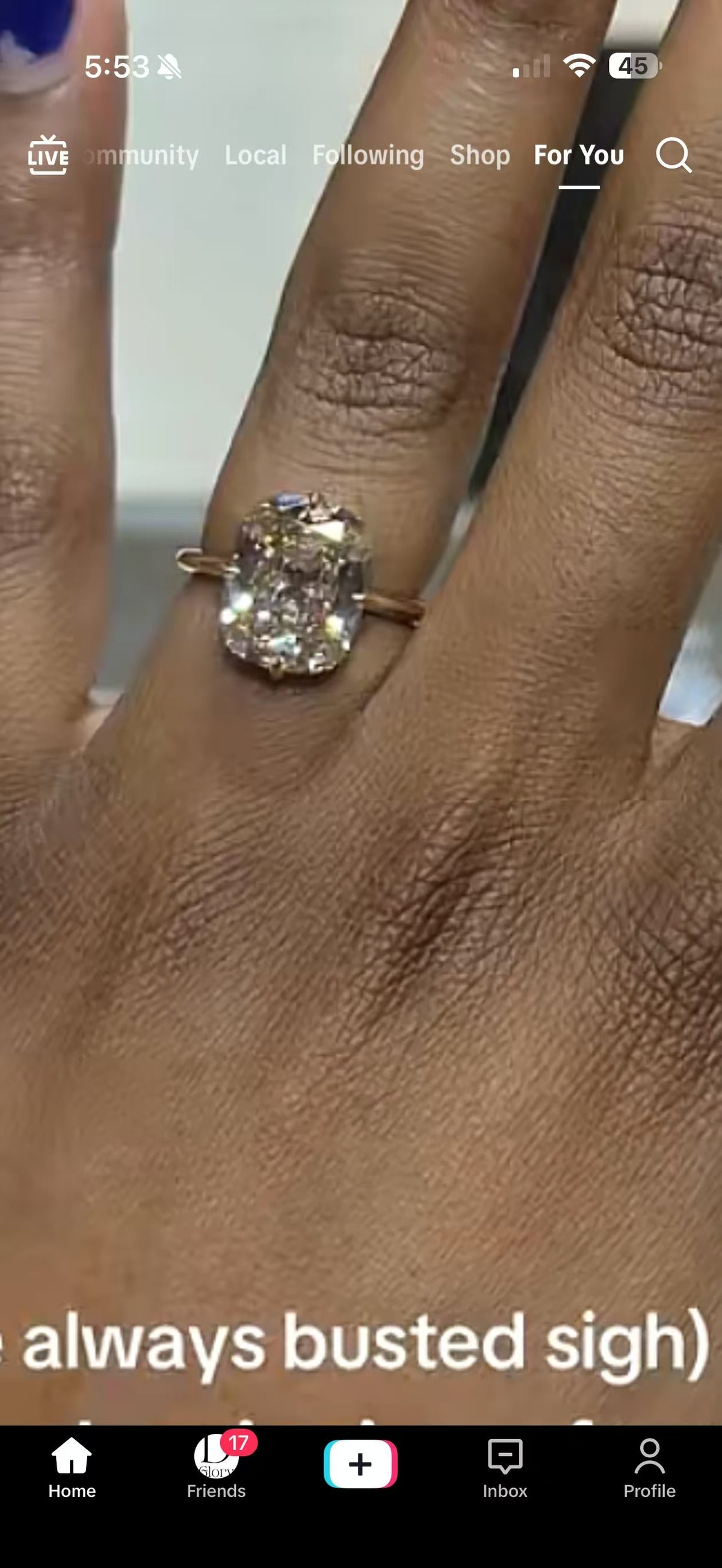 ANB TIKTOK LIVESTREAM 2-2 LINK , 14K Yellow Gold 5 CT,E VS1, elongated cushion brilliant Lab Diamond Engagement Ring,IGI Certified, split shank size 7 (Copy) (Copy)