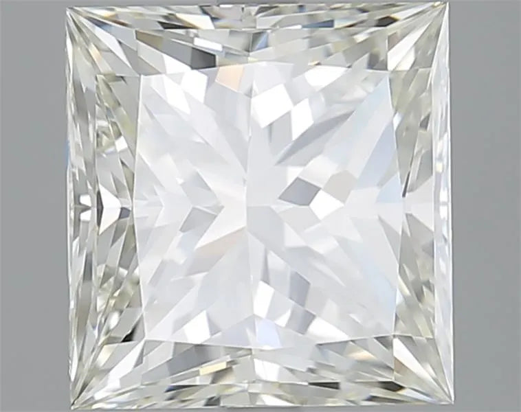 5.02ct Princess Natural Diamond (Colour J, Clarity VVS1, Cut EX, IGI Certified)