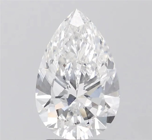 3.01ct Pear Lab Grown Diamond (Colour E, Clarity VVS2, IGI Certified)