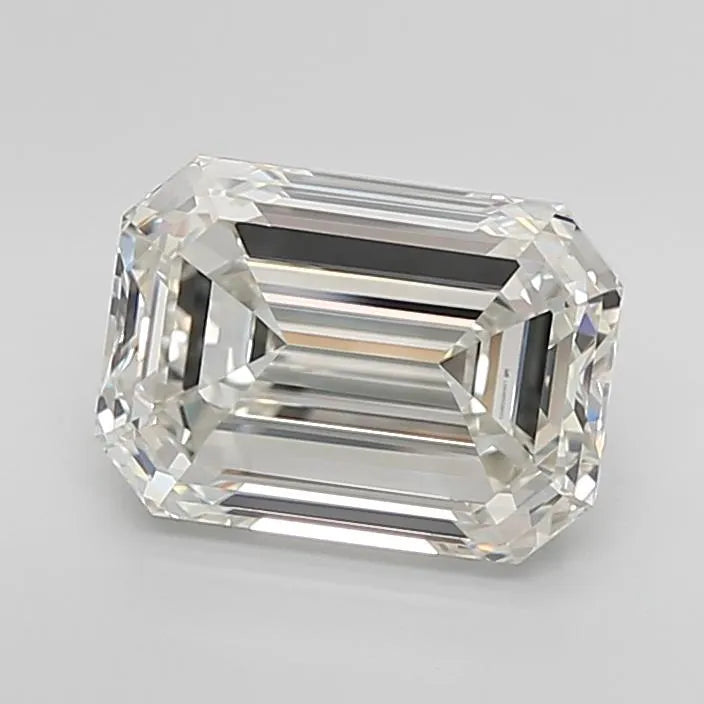 4.64ct Emerald Lab Grown Diamond (Colour H, Clarity IF, IGI Certified)