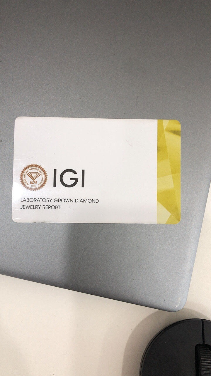 JA 2-1 link Platinum 6ct Marquise cut E VS1 lab diamond with double IGI Certificate with bubble band ring size 6