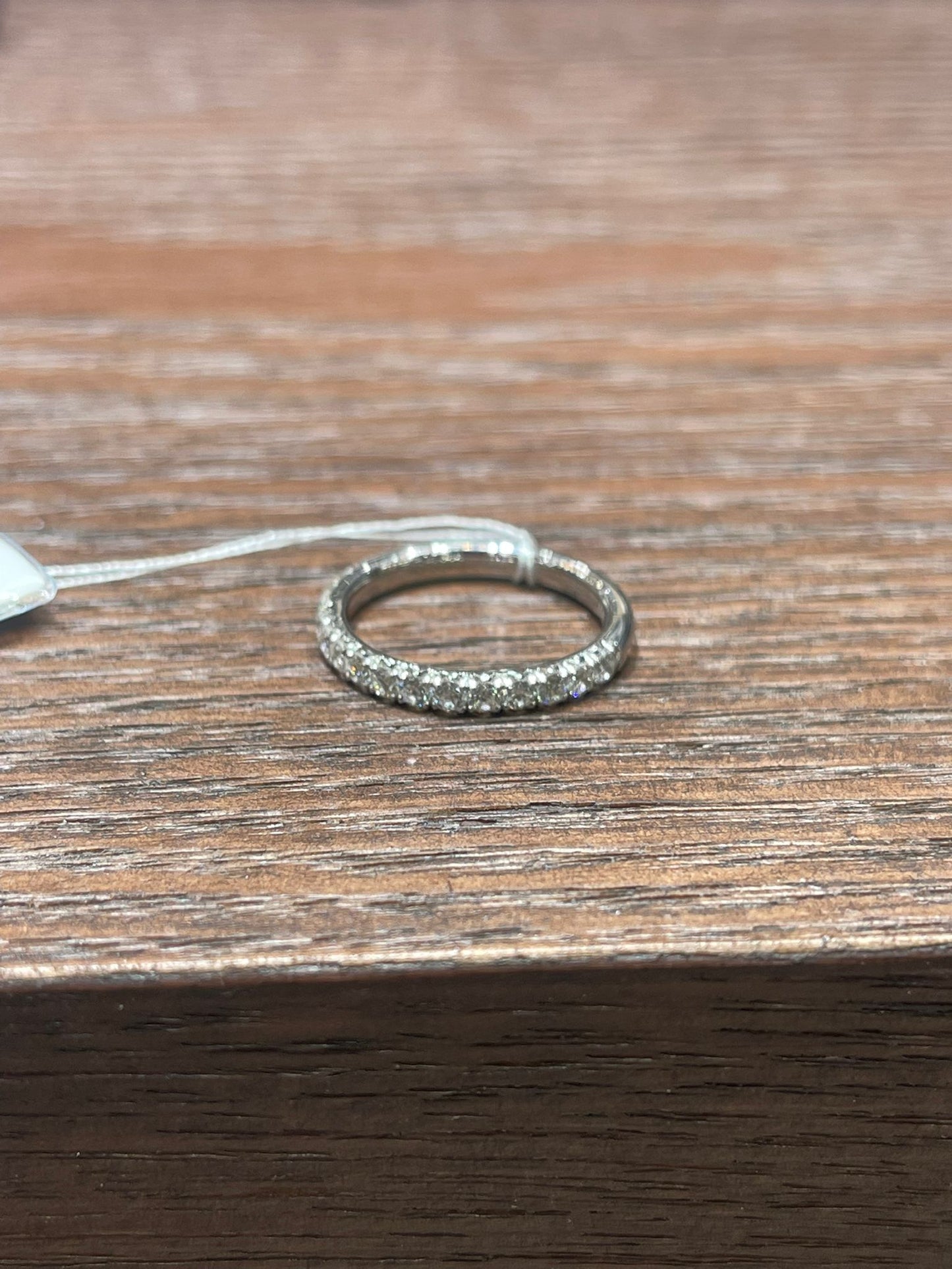 TIKTOK lIVESTREAM 14k white gold 2ct pear cut band width 1.8mm ring and band ring set